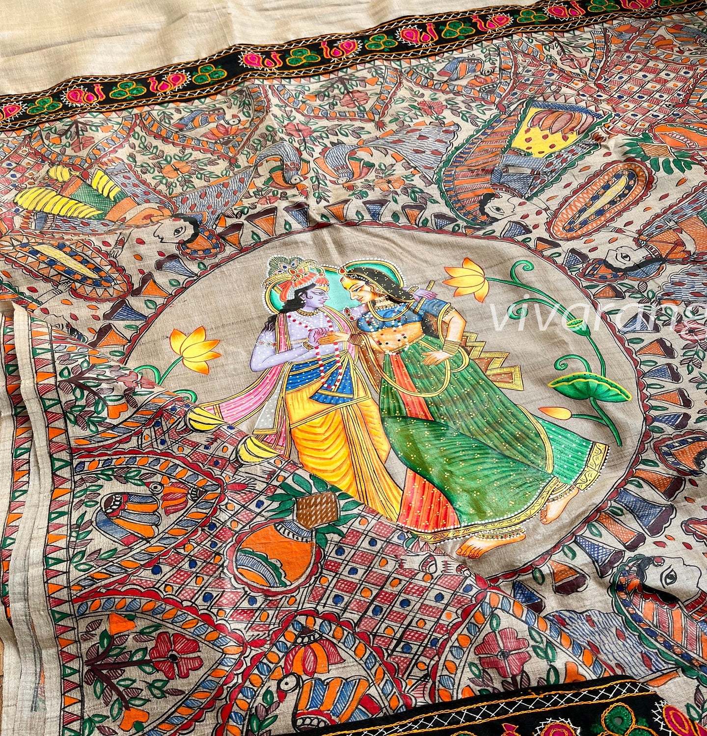 madhubanisaree designersaree pichwaisaree fusionfashion sarees Indian wedding shopping