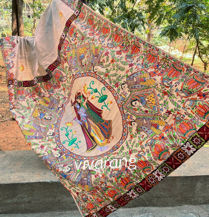 madhubani saree pichwai saree sarees silk saree designersaree 