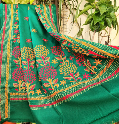 KANTHA WOOLEN SHAWL