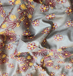 CHIKANKARI TUSSAR SILK SAREE