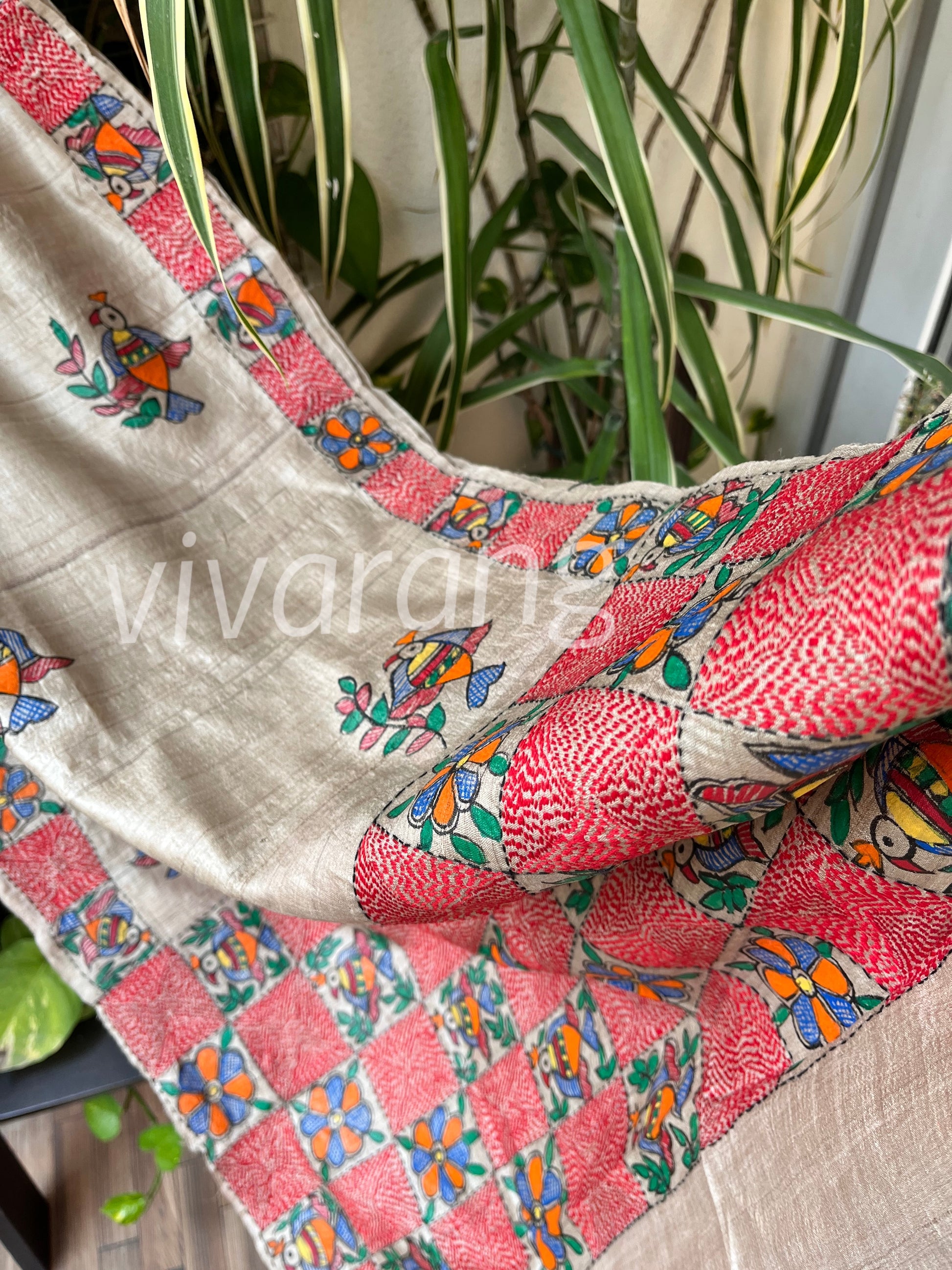 madhubani dupatta red dupatta designer dupattas sozni kantha red