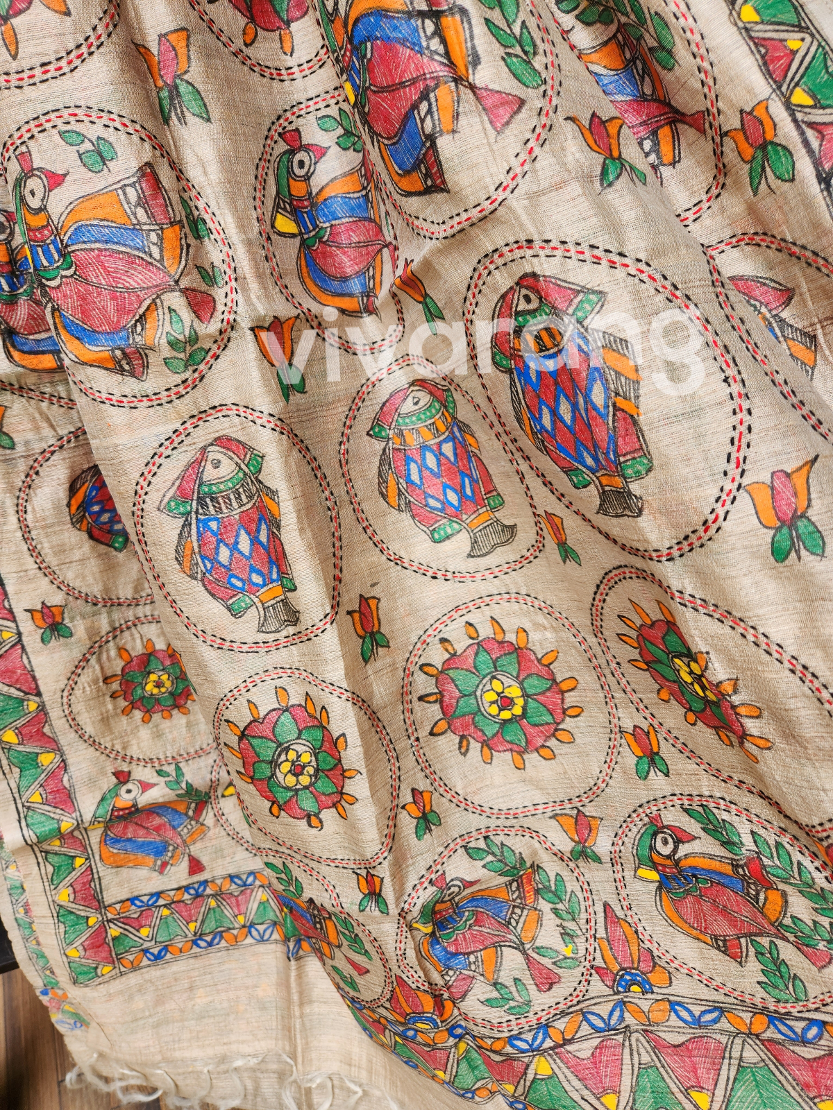 FUSION MADHUBANI DUPATTA