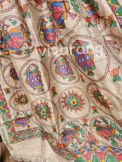 FUSION MADHUBANI DUPATTA