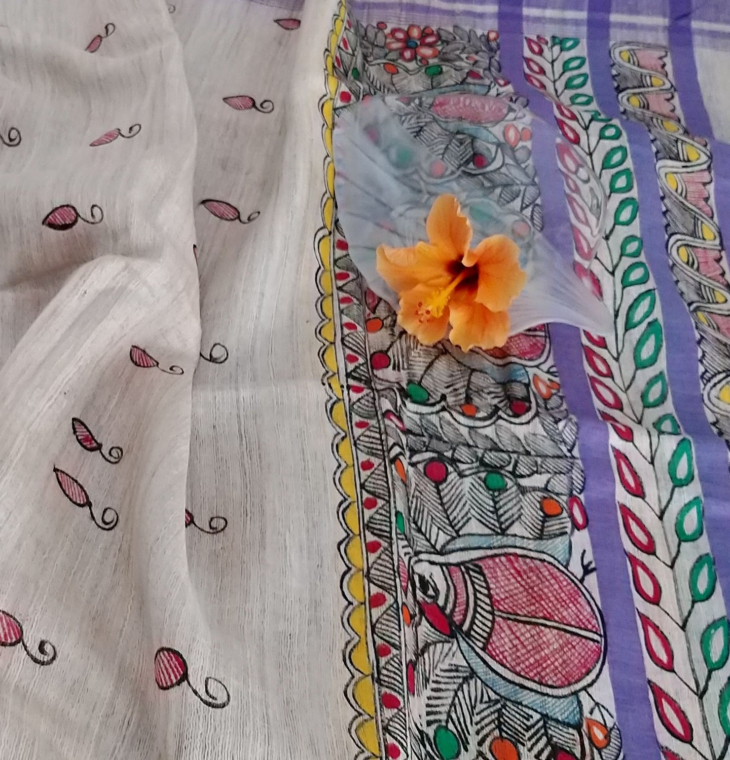 MADHUBANI GEECHA DUPATTA
