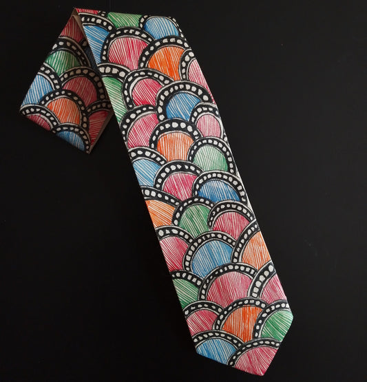 MADHUBANI HANDPAINTED TIE