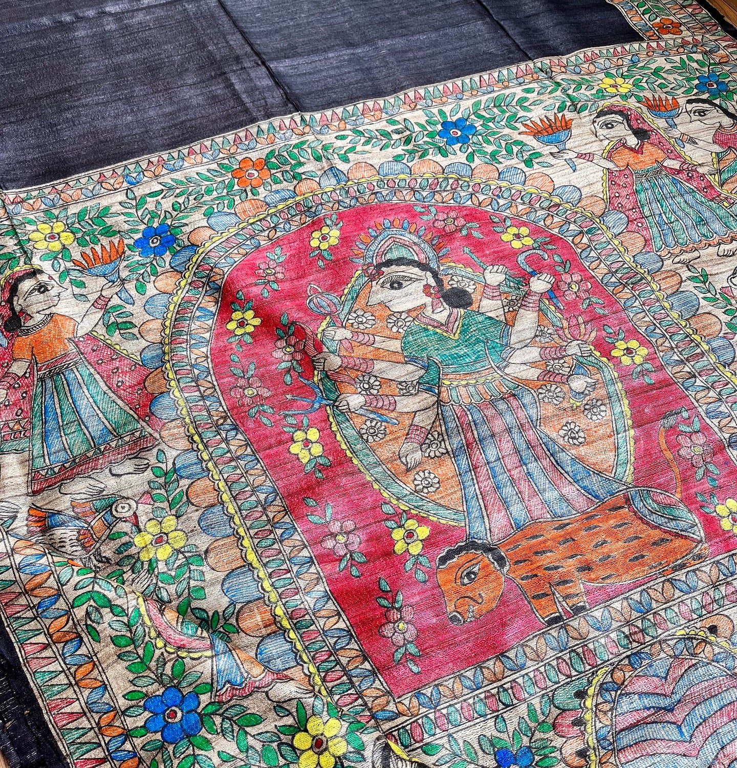 pujo saree durga saree madhubani saree black saree durga puja shopping