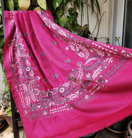 KANTHA WOOLEN SHAWL