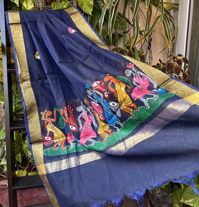 HANDPAINTED  DUPATTA