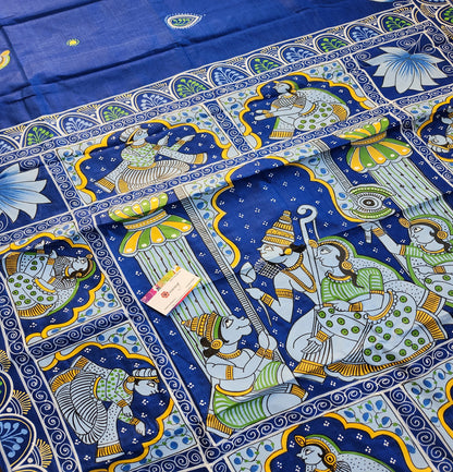 PATTACHITRA HANDPAINTED SAREE