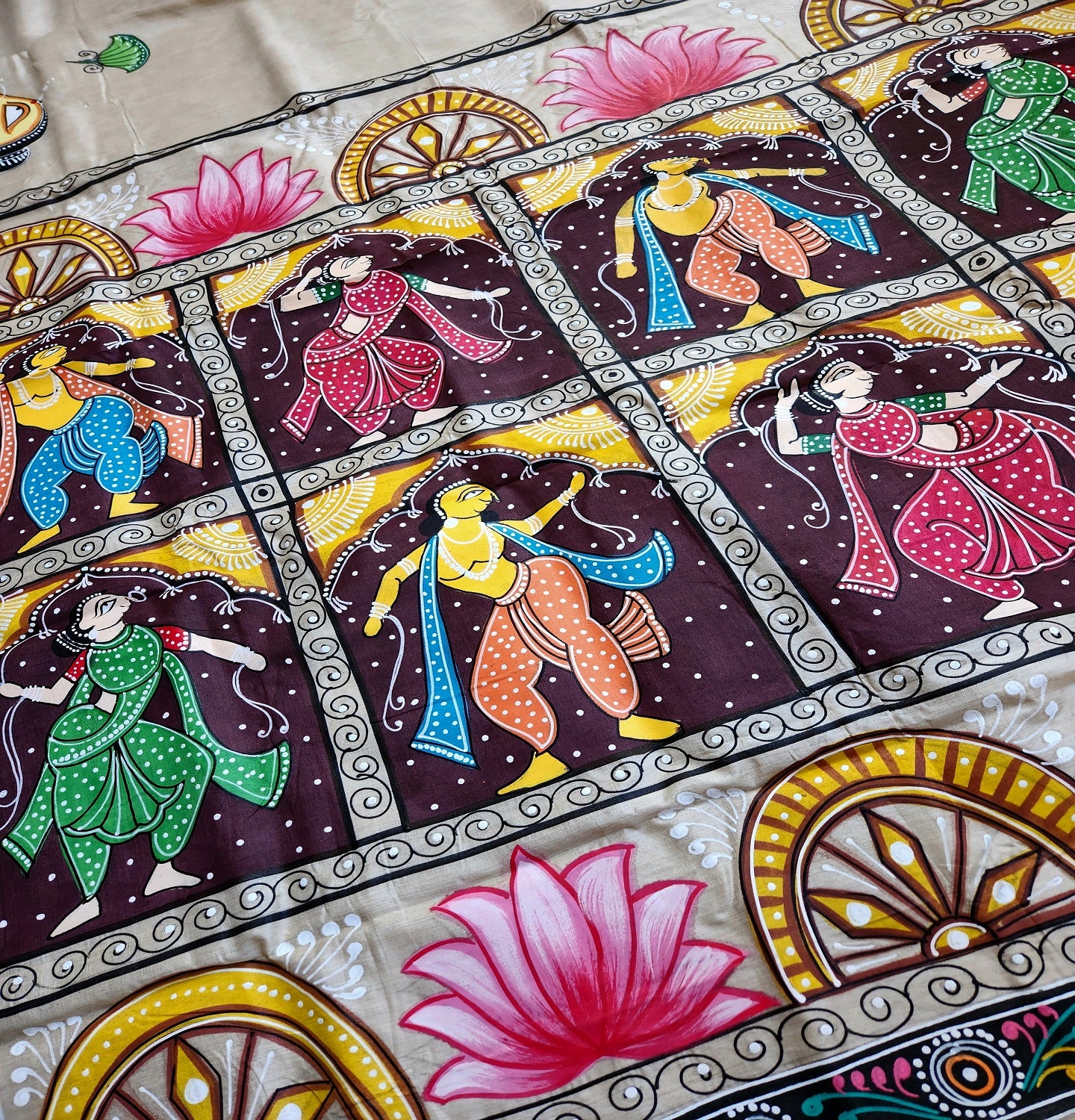 PATTACHITRA HANDPAINTED SAREE