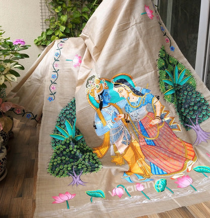 PICHWAI TUSSAR SAREE