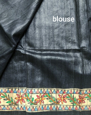MADHUBANI HANDPAINTED SAREE - KOHBAR