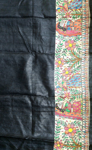 MADHUBANI HANDPAINTED SAREE - KOHBAR
