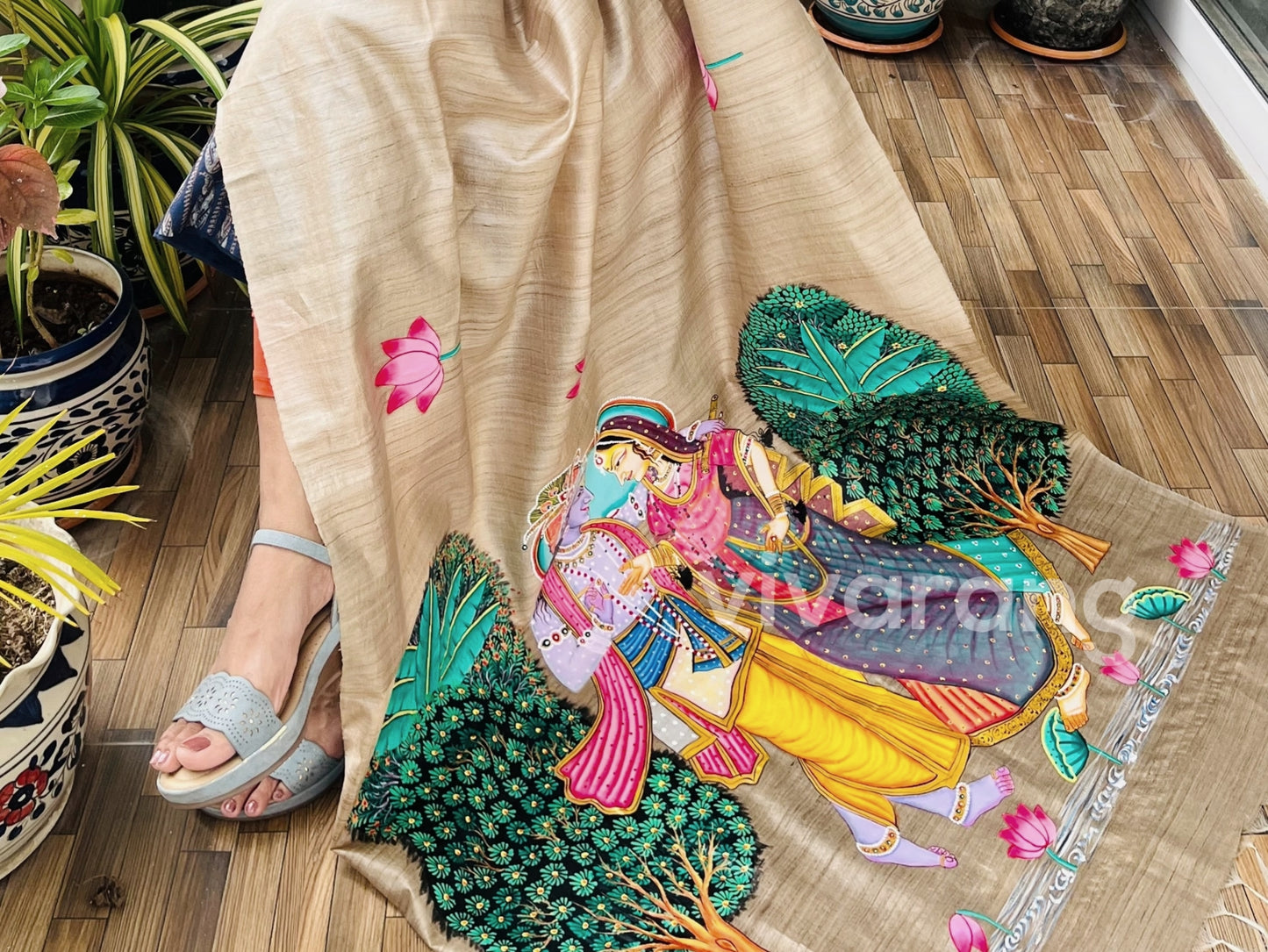 PICHWAI SILK DUPATTA
