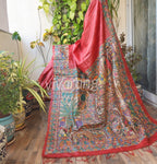 MADHUBANI HANDPAINTED SAREE - KOHBAR