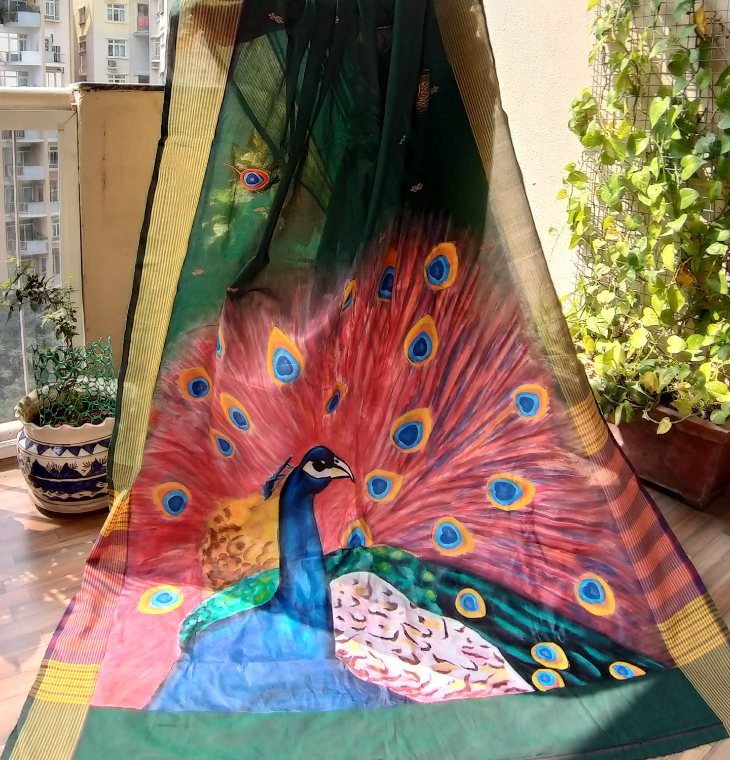 HANDPAINTED HANDLOOM SAREE